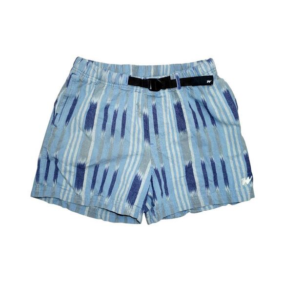 Without Walls Ikat Stripe Trail Shorts – Size S – Built-In Belt – Boho Outdoor - Picture 1 of 3